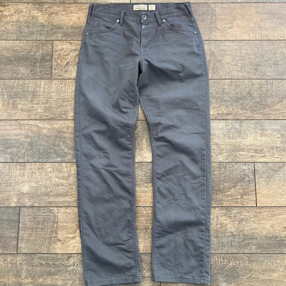 Men's Patagonia Performance Twill Forge Gray Pants / Jeans